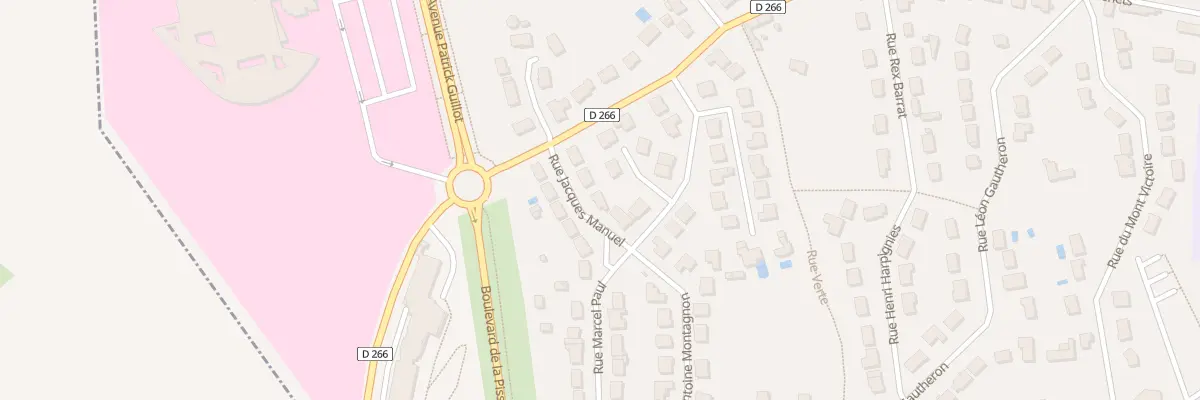 Plan du 4 Rue Jacques Manuel à Nevers