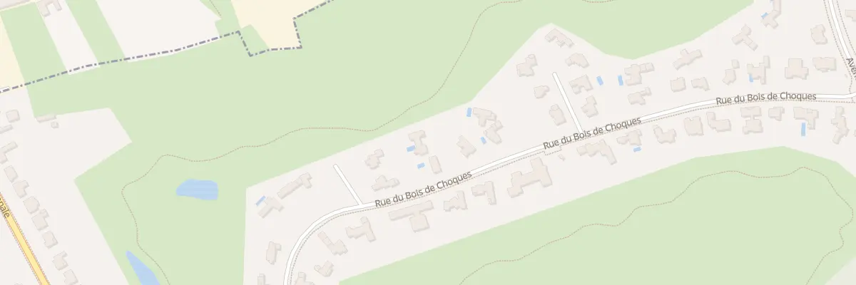 Plan du 545 Rue du Bois de Choques à Mérignies