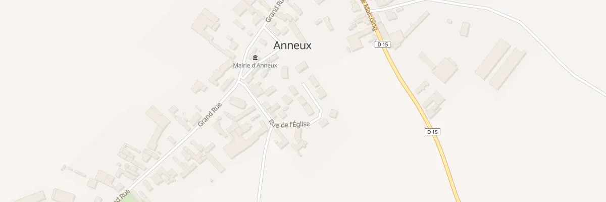 Plan du 15 Rue de l’Eglise à Anneux