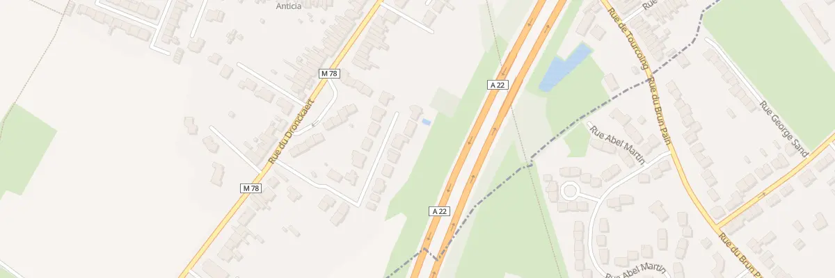 Plan du 239 Rue du Dronckaert à Roncq