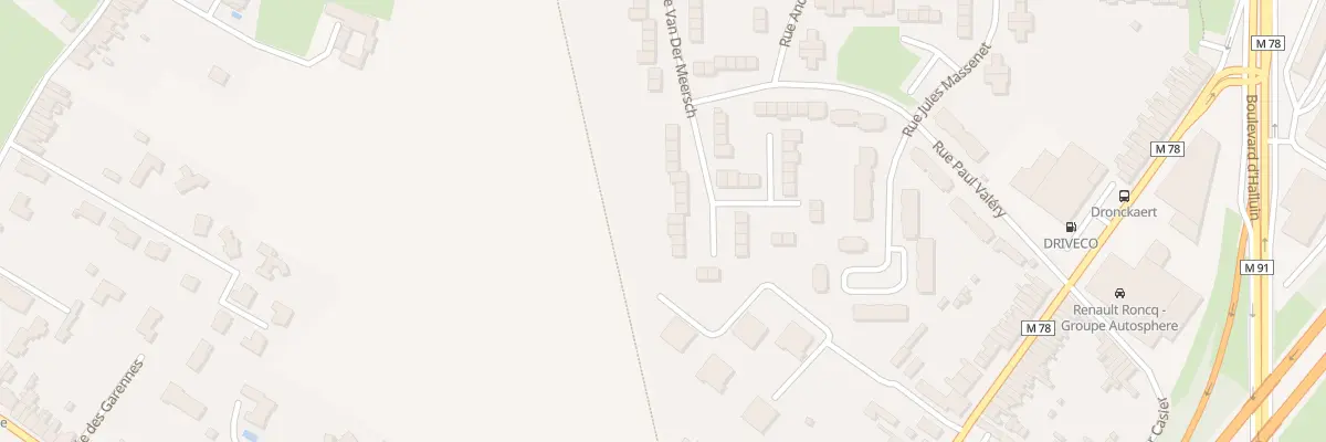 Plan du 42 Rue Maxence Van Der Meersch à Roncq