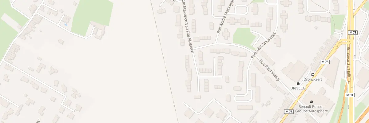 Plan du 28 Rue Maxence Van Der Meersch à Roncq