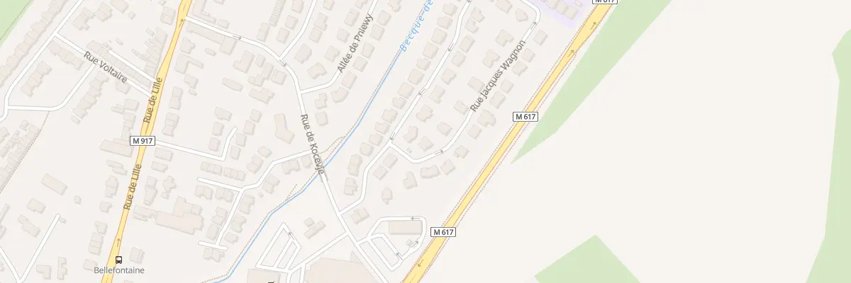 Plan du 17 Rue Jacques Wagnon à Halluin