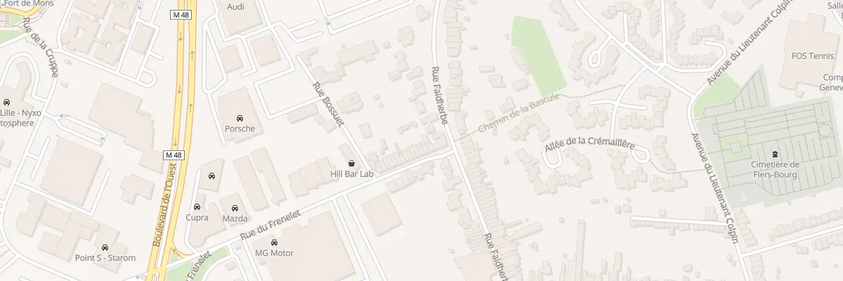 Plan du 8 Rue Bossuet à Villeneuve-d’Ascq