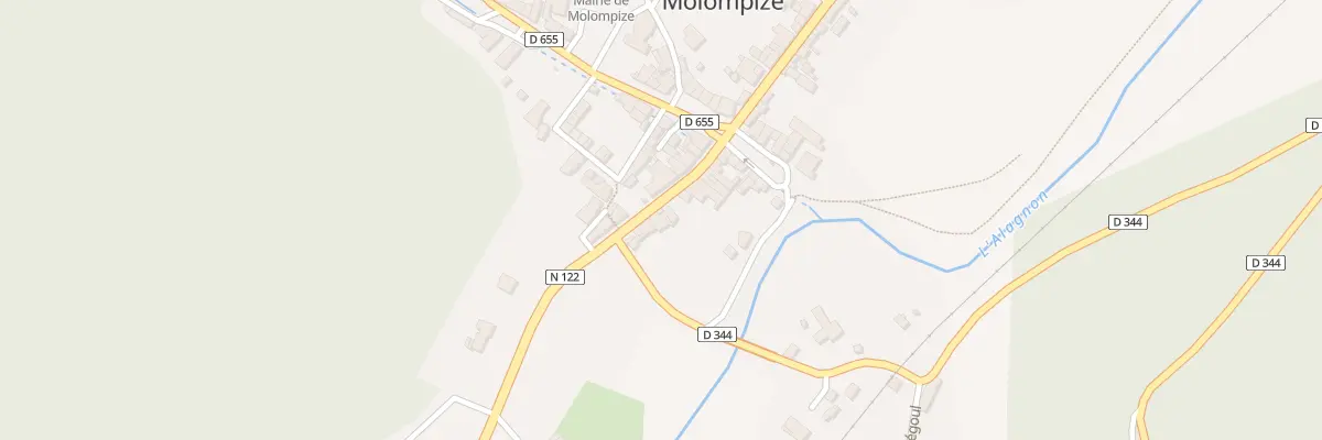 Plan du 5261 Le Bourg à Molompize