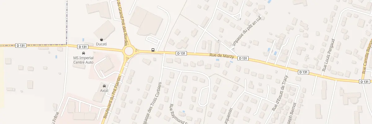 Plan du 5 Rue Henri et Madeleine St Eloy à Nevers