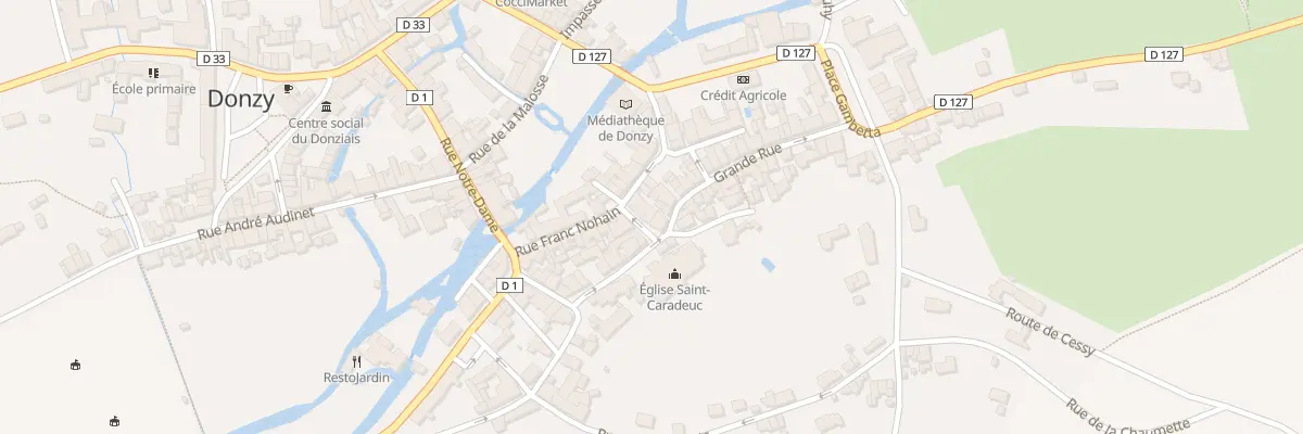 Plan du 5 Pl du Vieux Marché à Donzy