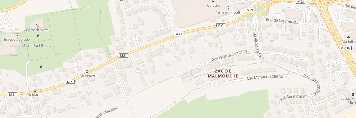Plan du 128 Av Jean Moulin à Aubière