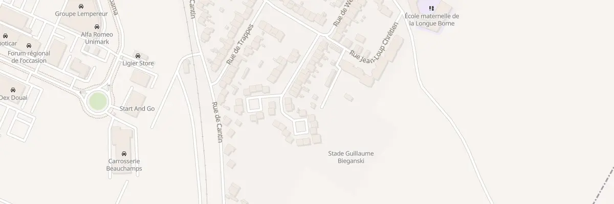 Plan du 44 Rue de Weissensée à Dechy