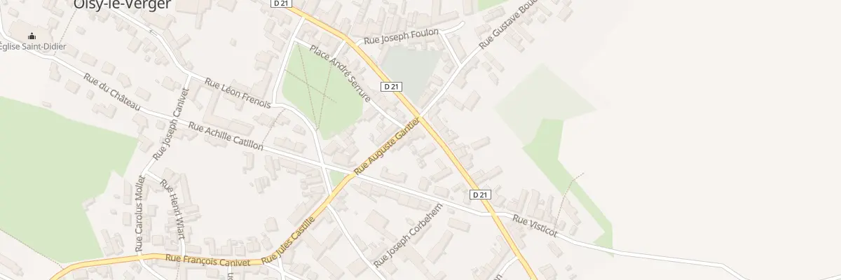 Plan du 1B Rue Auguste Gantier à Oisy-le-Verger