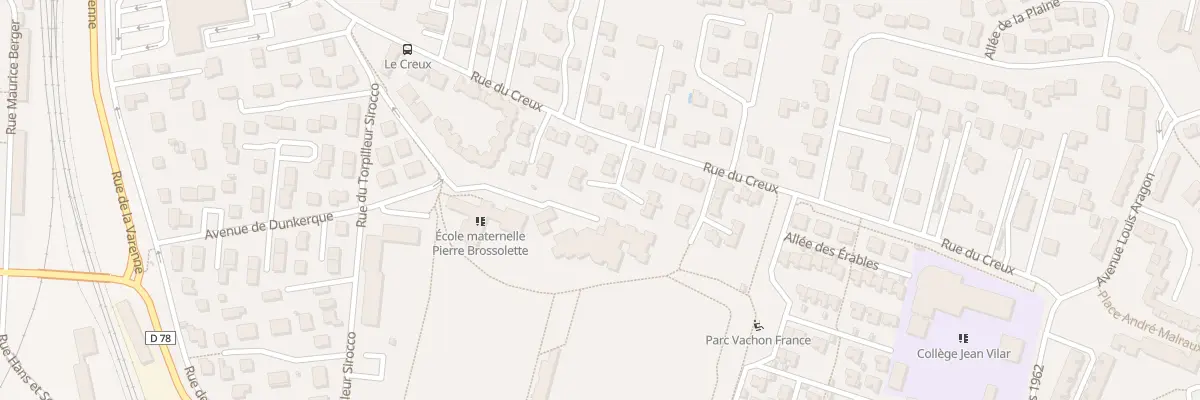 Plan du 37 Rue du Creux à Riom