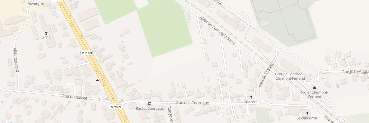 Plan du 27 Rue des Courtiaux à Clermont-Ferrand