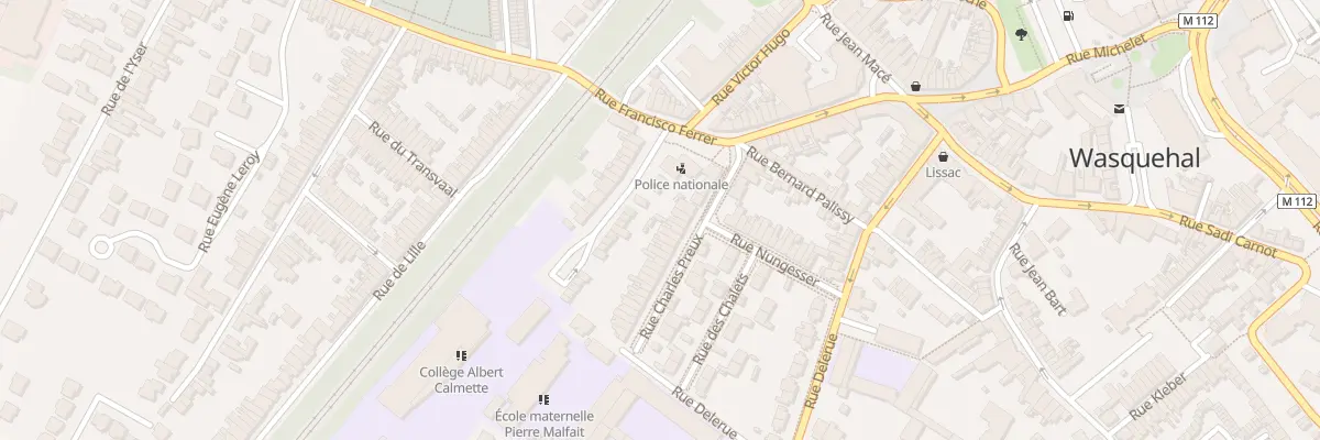 Plan du 12 Rue Charles Preux à Wasquehal