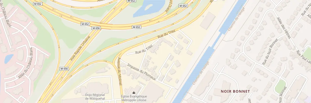 Plan du 14 Rue du Triez à Wasquehal