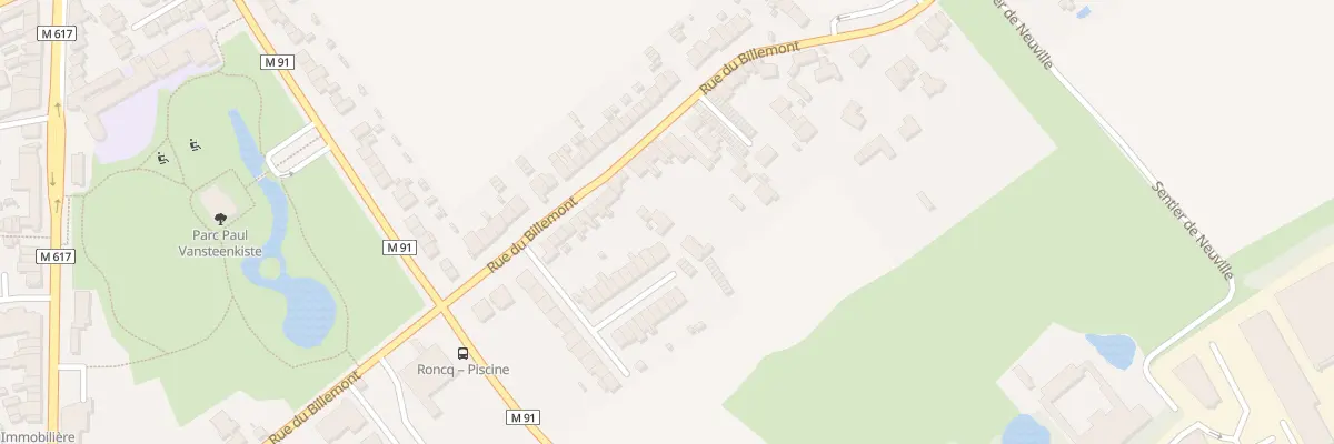 Plan du 64B Rue du Billemont à Roncq