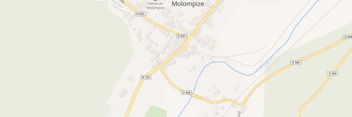 Plan du 5259 Le Bourg à Molompize