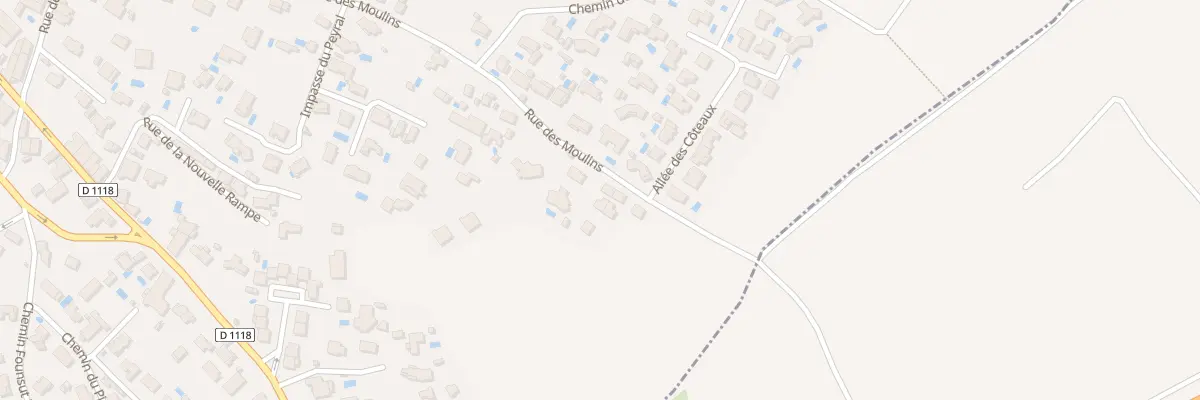Plan du 52 Rue des Moulins à Salles-d’Aude