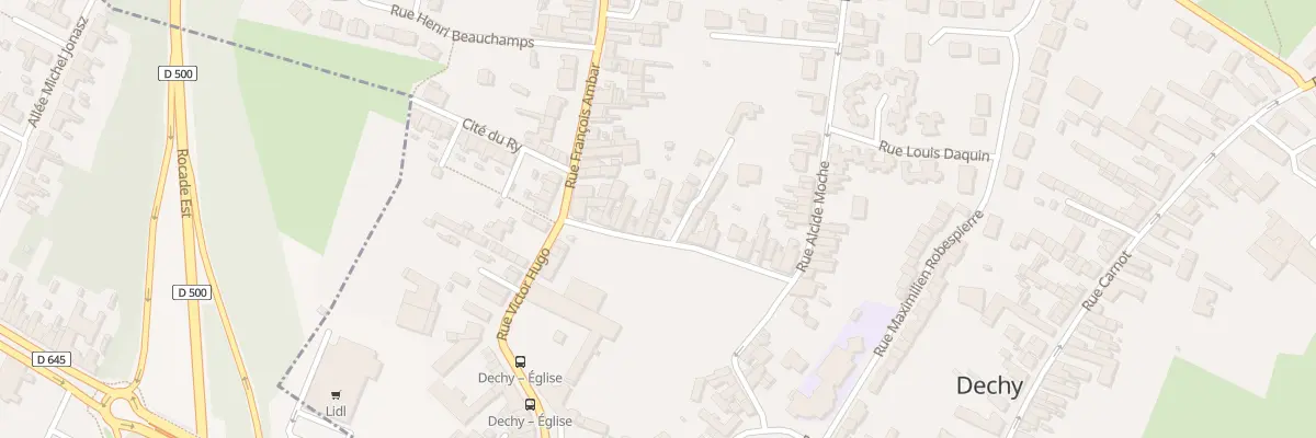 Plan du 40C Rue Emile Zola à Dechy