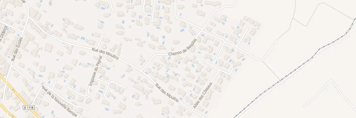 Plan du 8 Che de Besplas à Salles-d’Aude