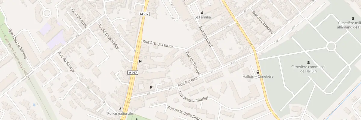 Plan du 6 Rue du Tissage à Halluin