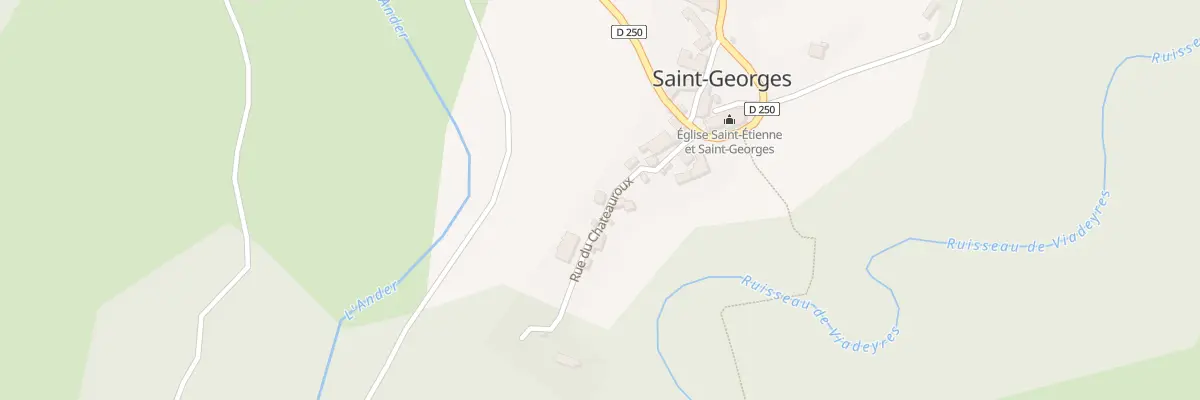 Plan du 6 Rue du Chateauroux à Saint-Georges