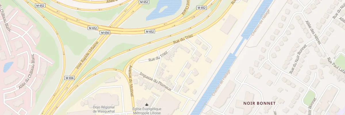 Plan du 16 Rue du Triez à Wasquehal