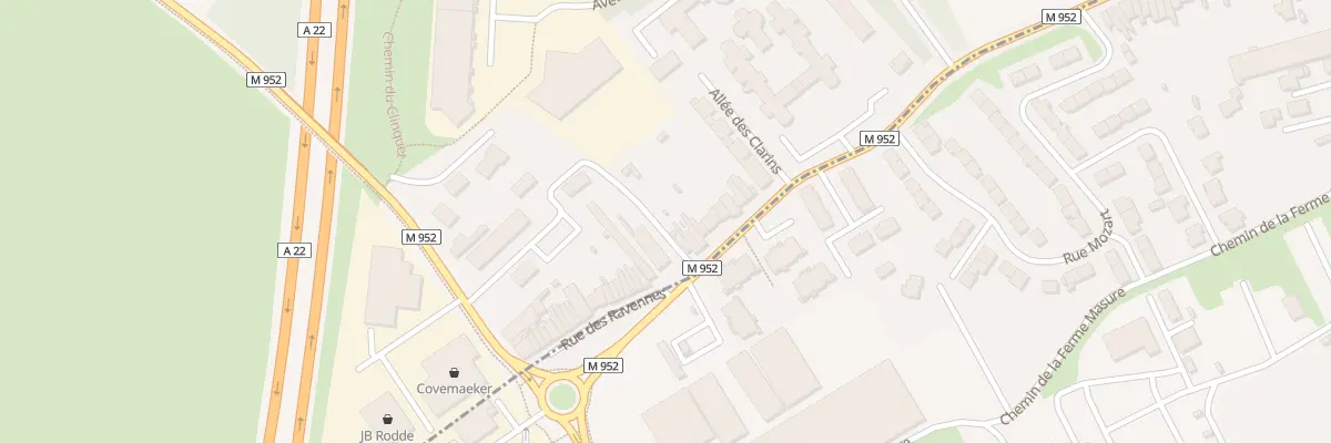 Plan du 38 Rue des Ravennes à Bondues