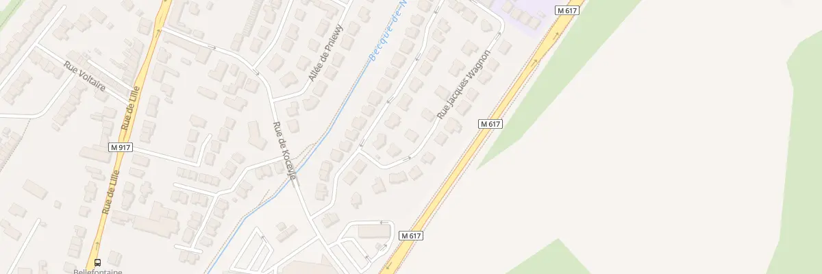 Plan du 19 Rue Jacques Wagnon à Halluin