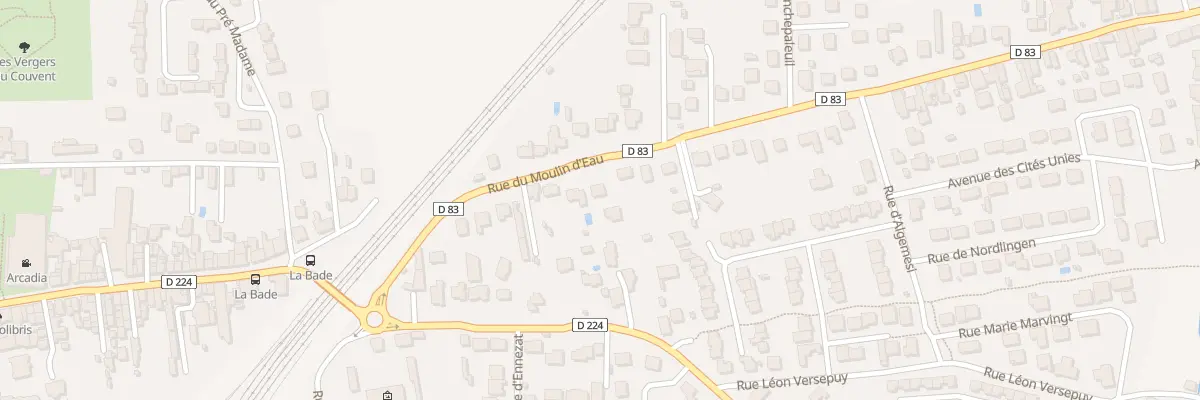 Plan du 21 Rue du Moulin d’Eau à Riom