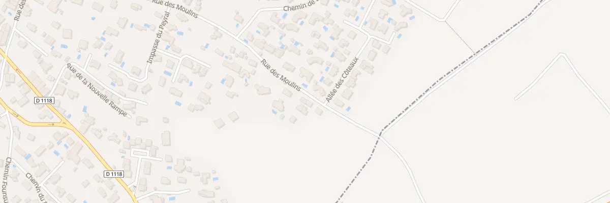 Plan du 46B Rue des Moulins à Salles-d’Aude