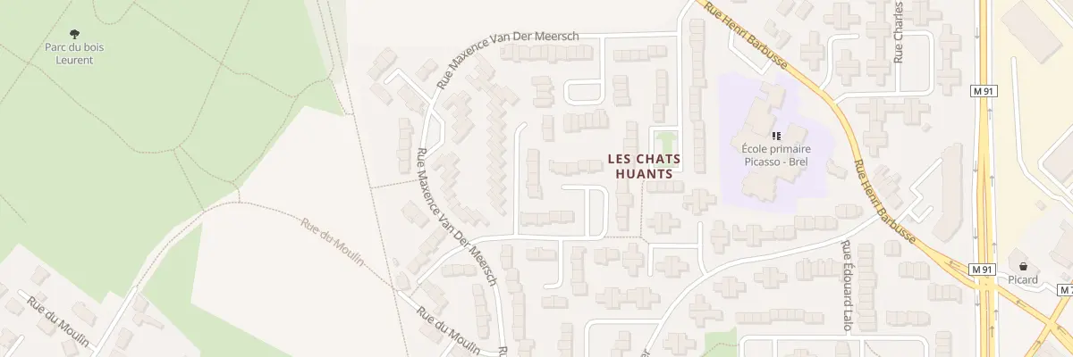 Plan du 10 Rue Vincent Van Gogh à Roncq