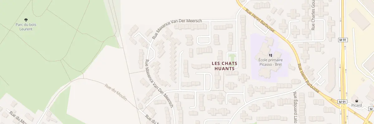 Plan du 6 Rue Vincent Van Gogh à Roncq