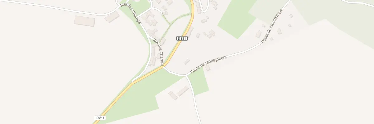 Plan du 1 Rte de Montgobert à Soucy