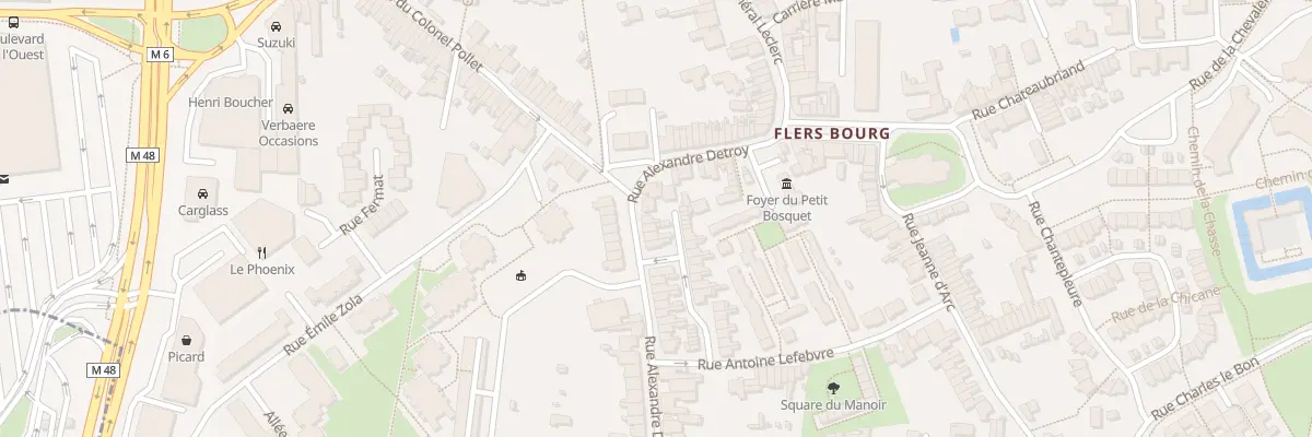 Plan du 25 Rue Alexandre Detroy à Villeneuve-d’Ascq