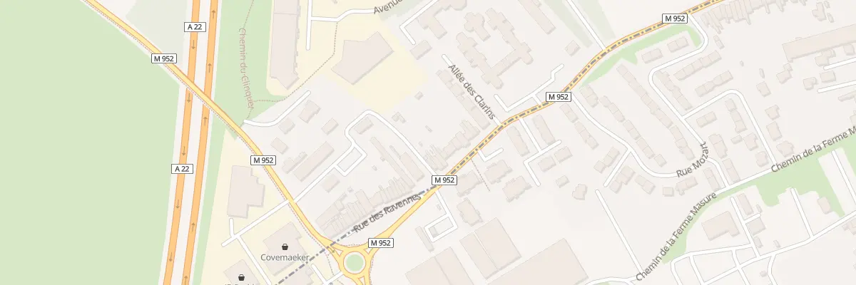Plan du 42 Rue des Ravennes à Bondues