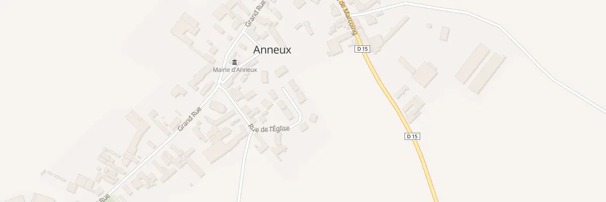Plan du 12 Rue de l’Eglise à Anneux