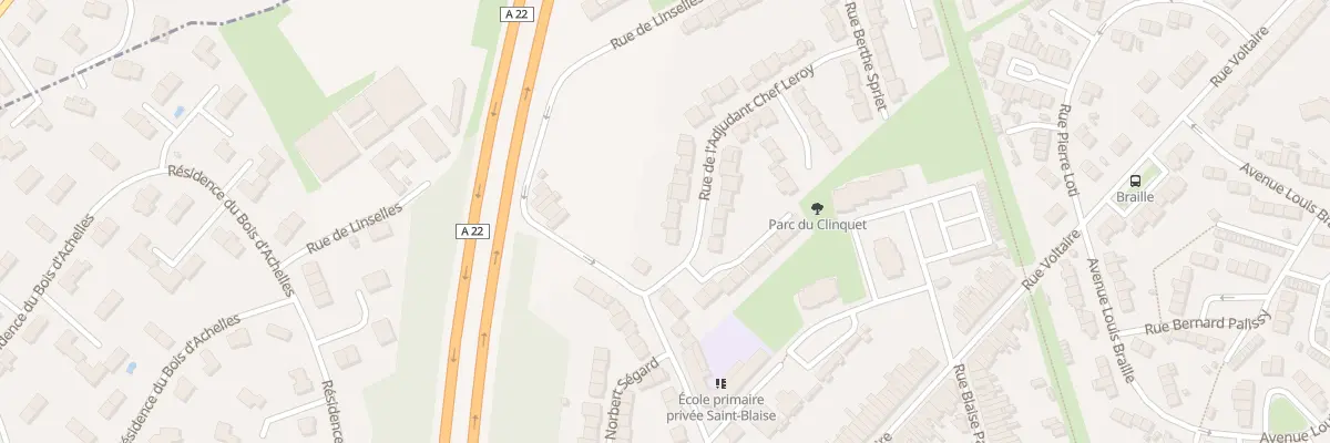 Plan du 36 Rue de l’Adjudant Chef Leroy à Tourcoing