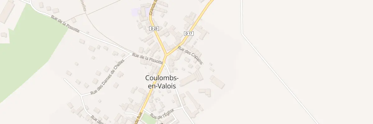 Plan du 2 Rue des Copains à Coulombs-en-Valois