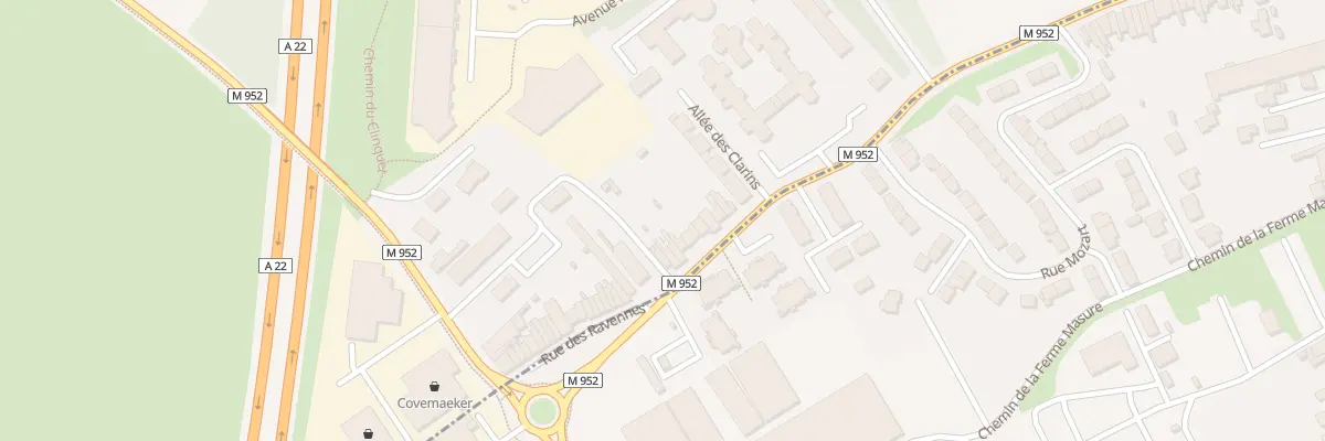 Plan du 44 Rue des Ravennes à Bondues