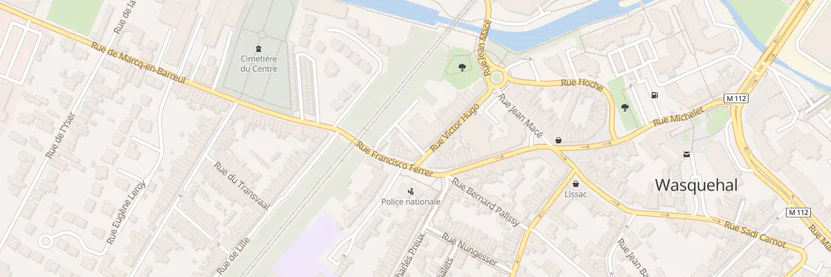 Plan du 20 Rue Victor Hugo à Wasquehal