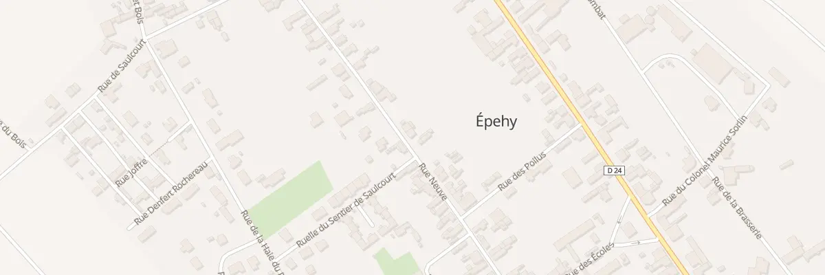 Plan du 34 Rue Neuve à Épehy