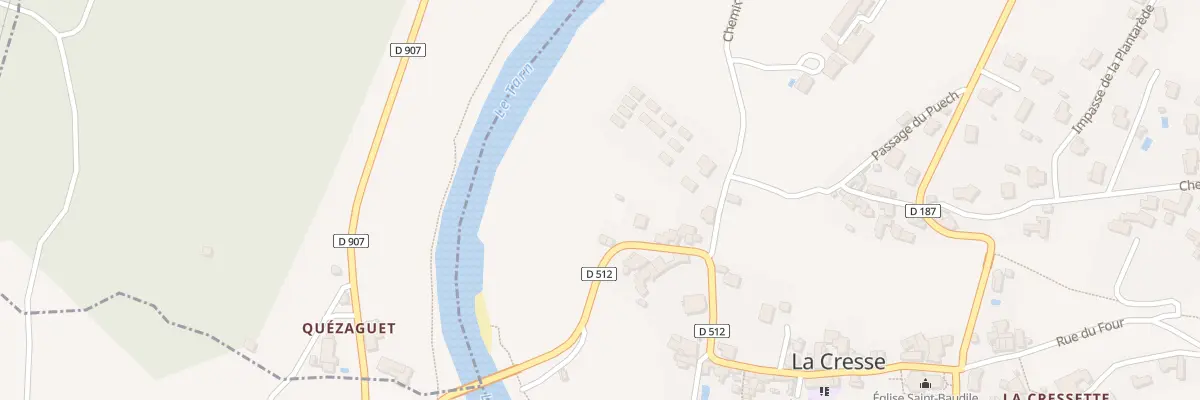 Plan du 5001 La Cresse à La Cresse
