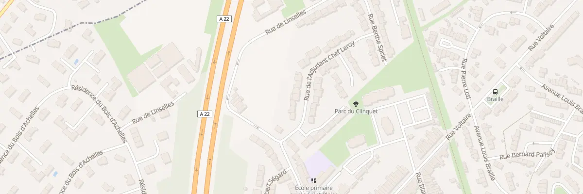 Plan du 32 Rue de l’Adjudant Chef Leroy à Tourcoing