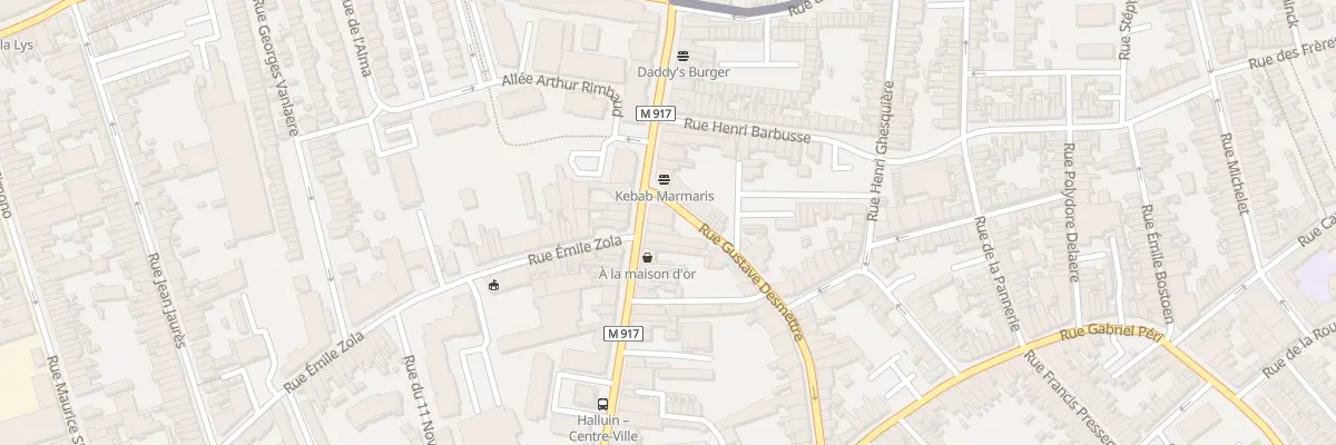 Plan du 33 Rue de Lille à Halluin
