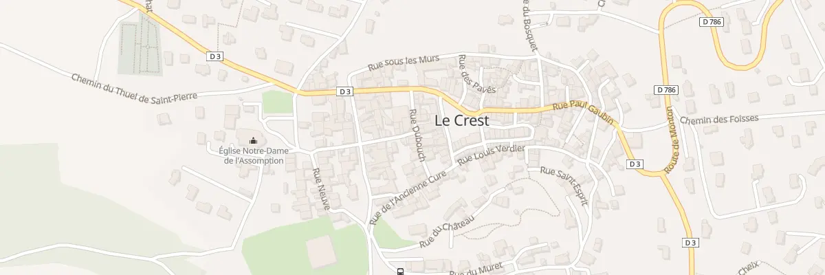 Plan du 11 Rue Dubouch au Crest