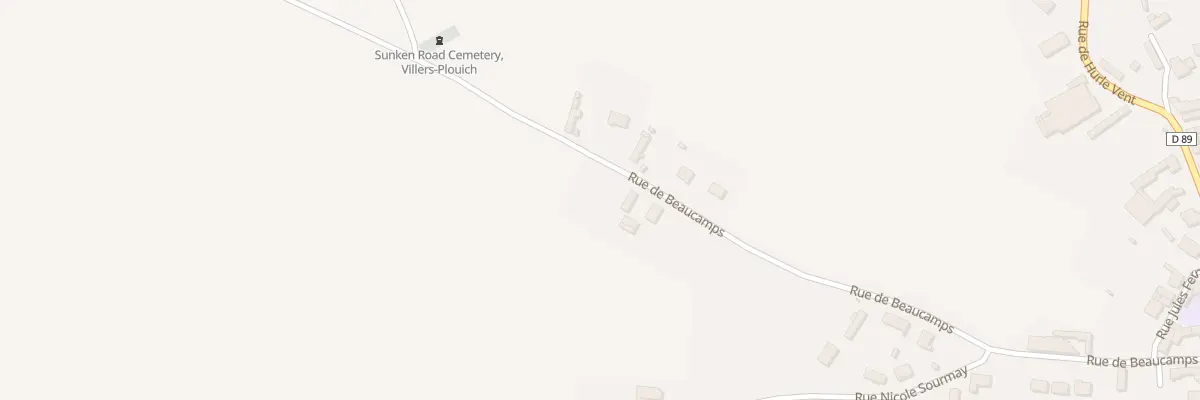 Plan du 467 Rue de Beaucamps à Villers-Plouich