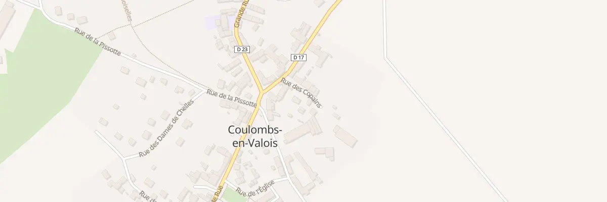 Plan du 6 Rue des Copains à Coulombs-en-Valois