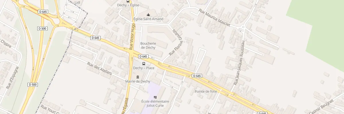 Plan du 4 Rue Florine Goulois à Dechy