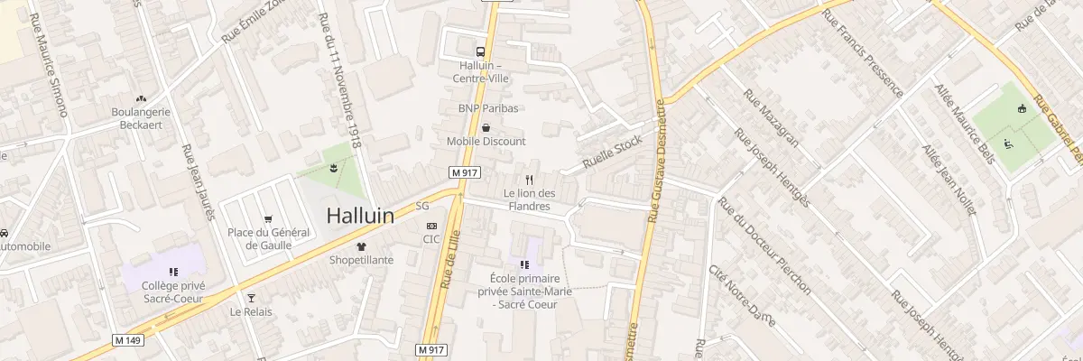 Plan du 15 Rue de l’Abbé Bonpain à Halluin