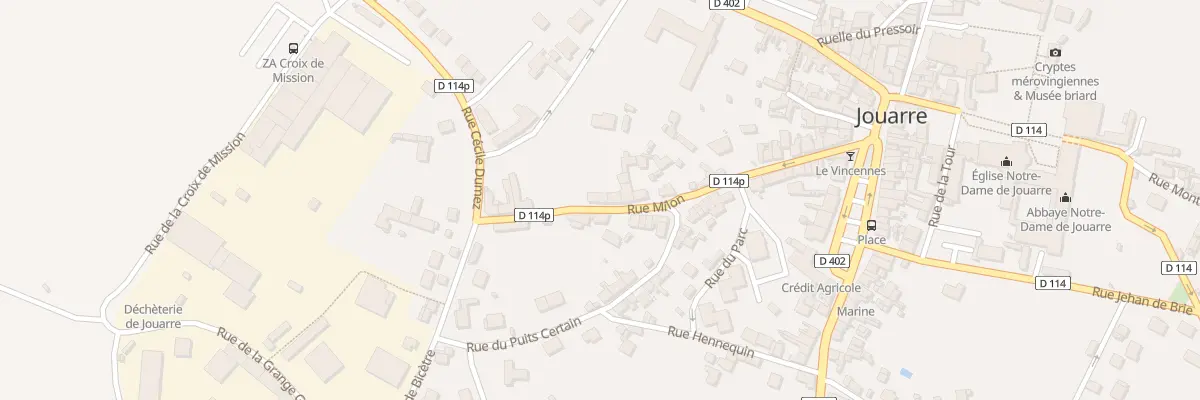 Plan du 34B Rue Milon à Jouarre